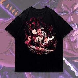 Black Clover T-Shirt Minimalist Five Leaf Anime Graphic Tee