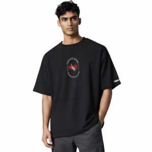 Minimalist Black Oversized Graphic Tee Original Founder Asian Streetwear T-Shirt