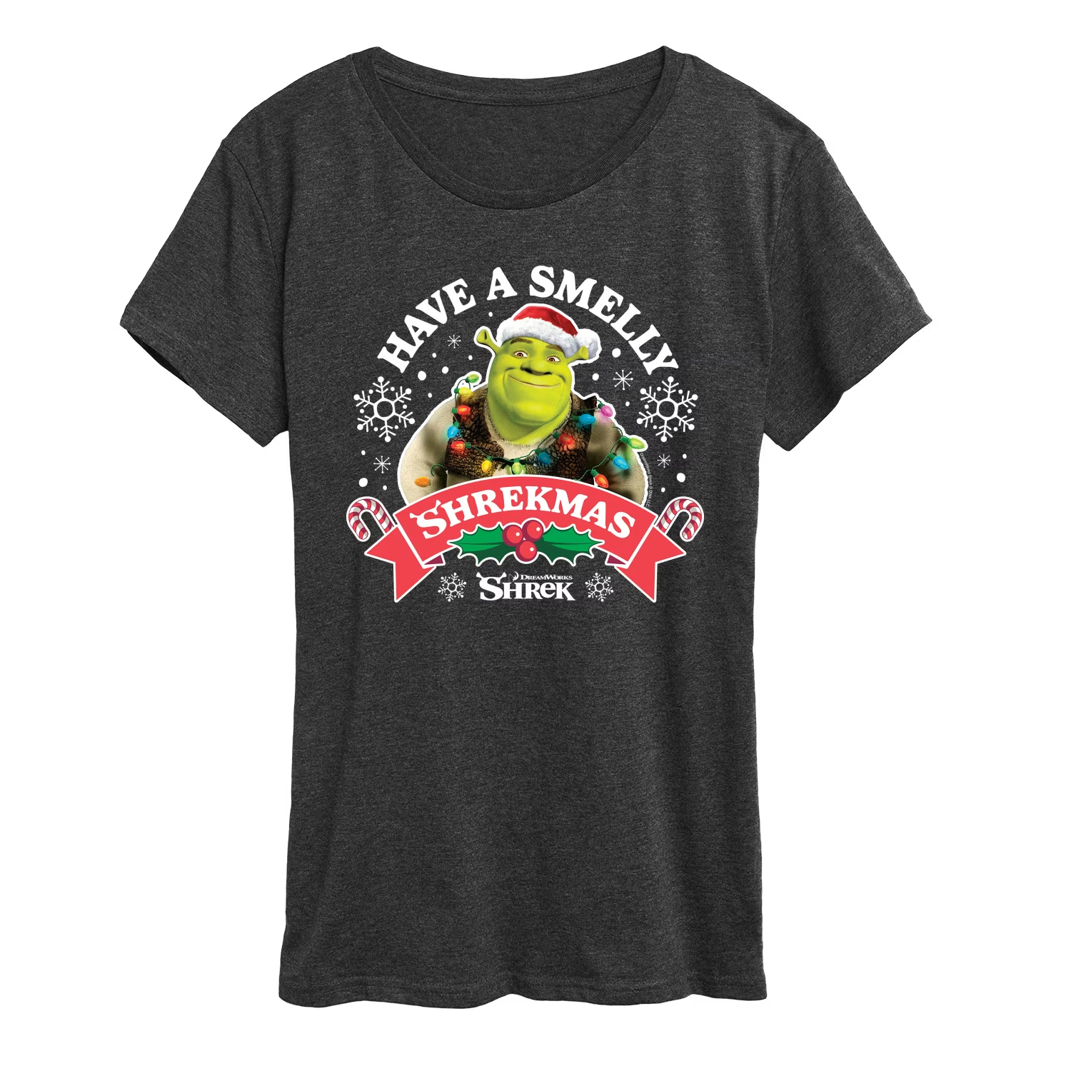 Funny Shrek Christmas Shirt Have A Smelly Shrekmas Ugly Holiday Party Graphic Tee