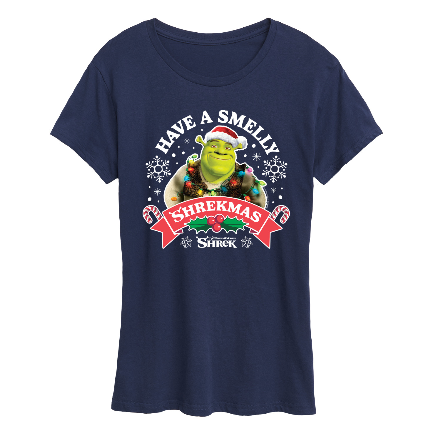 Funny Shrek Christmas Shirt Have A Smelly Shrekmas Ugly Holiday Party Graphic Tee