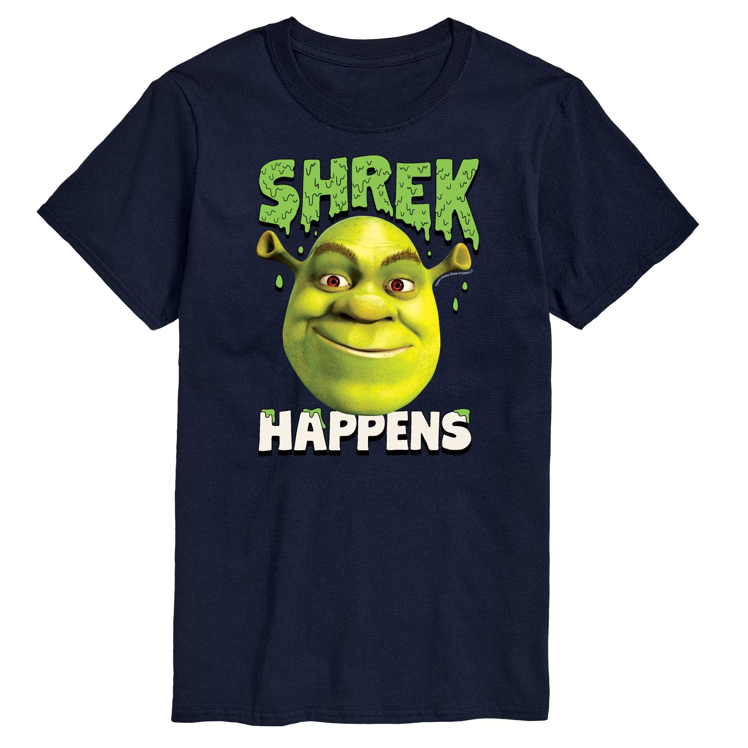 Funny Shrek Happens Graphic T-Shirt Retro Ogre Meme Pop Culture Tee