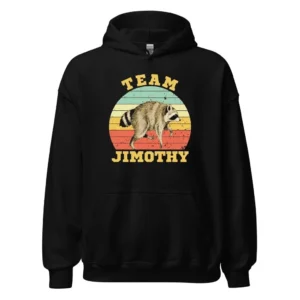 Custom Team T-Shirt Retro Sunset Raccoon Funny Personalized Group Tee
