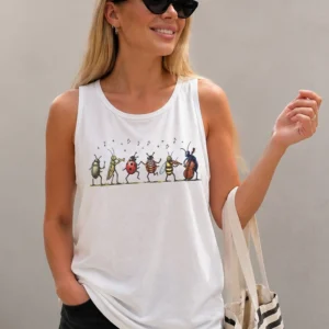 Cute Insect Band Sweatshirt Quirky Bug Music Graphic Crewneck Naturecore Entomology Gift