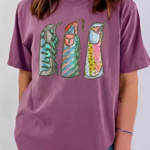Women's Tank Top Mint Green Colorful Tumbler Graphic Casual Summer Sleeveless Beach Shirt