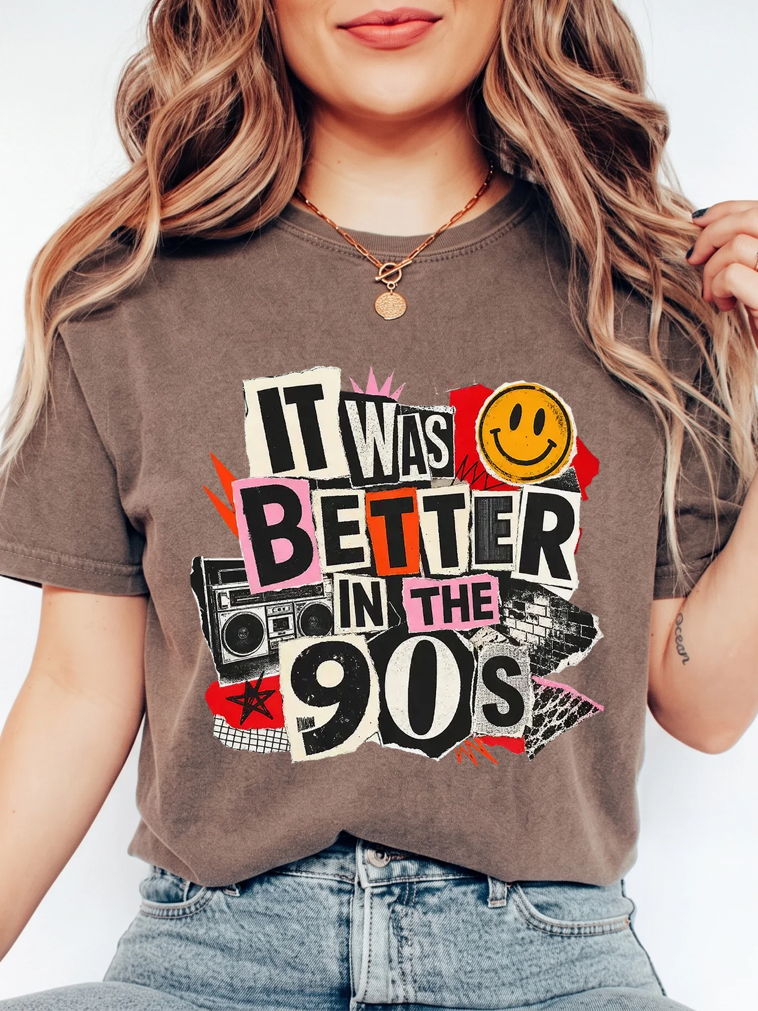 It Was Better In The 90s T-Shirt Retro Nostalgia Graphic Tee