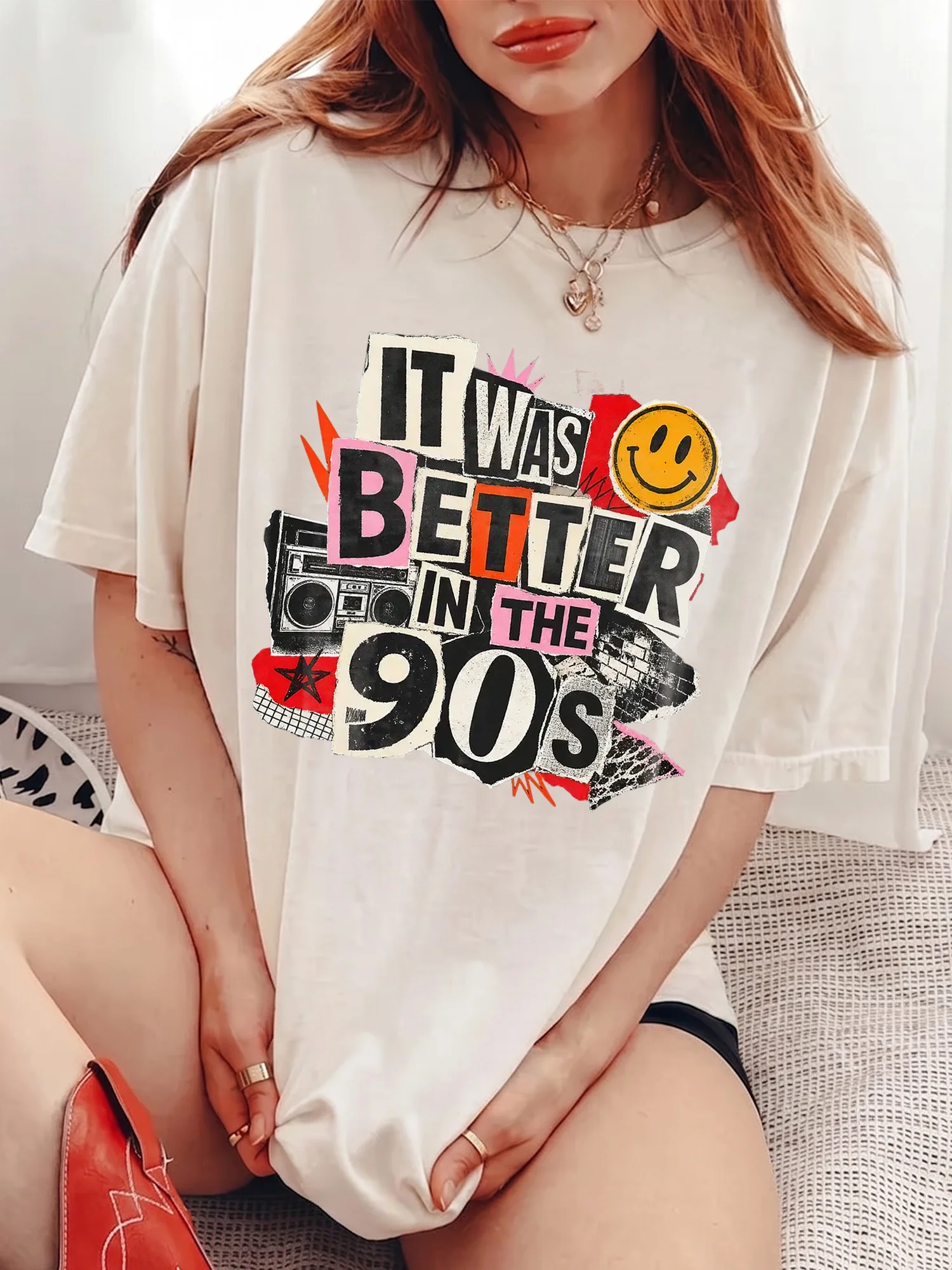 It Was Better In The 90s T-Shirt Retro Nostalgia Graphic Tee