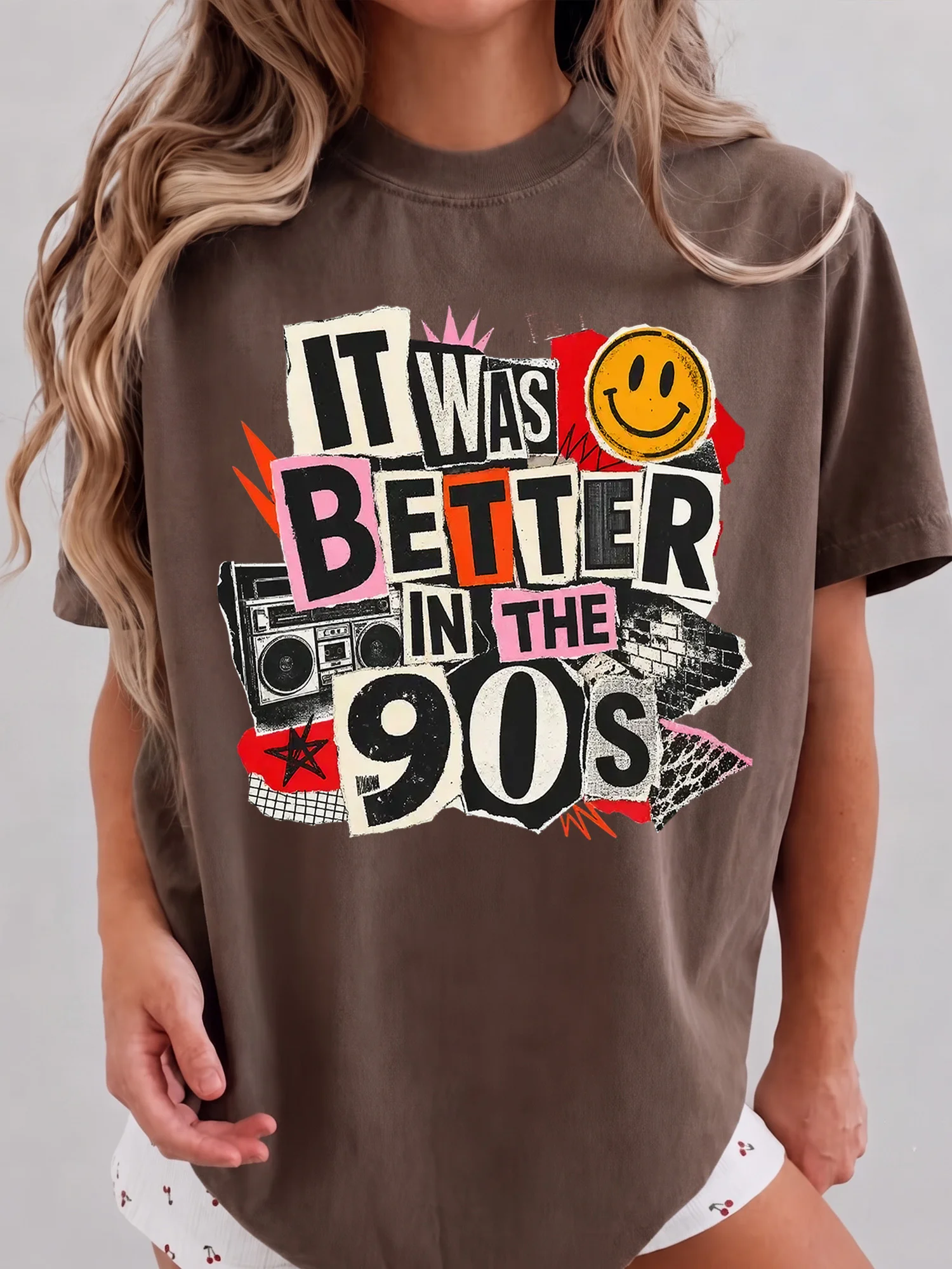 It Was Better In The 90s T-Shirt Retro Nostalgia Graphic Tee