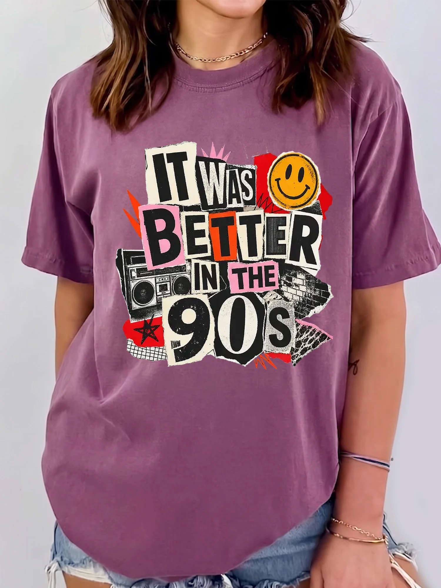 It Was Better In The 90s T-Shirt Retro Nostalgia Graphic Tee