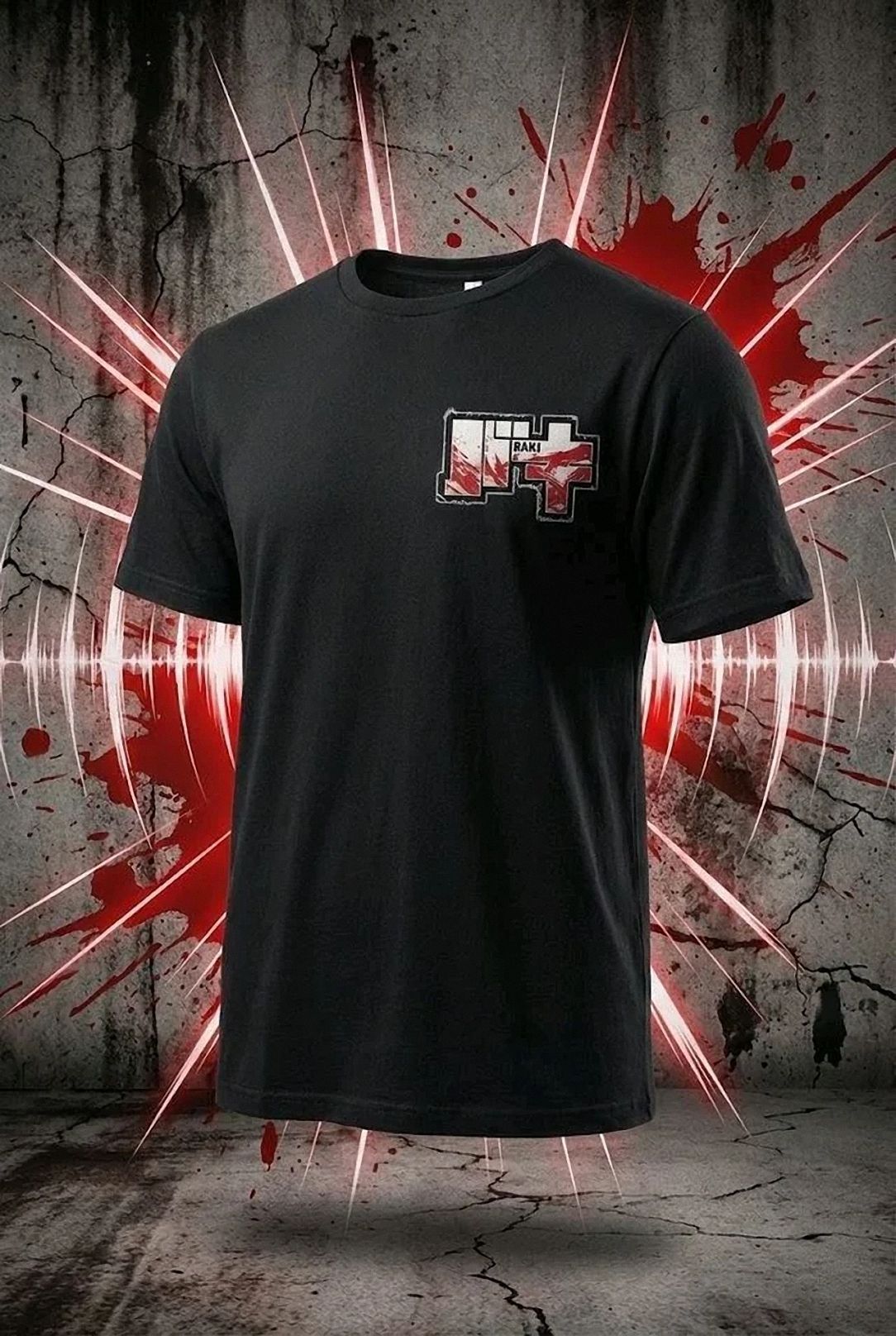 Baki Hanma Oversized T-Shirt Japanese Anime Fighter Graphic Gym Workout Tee