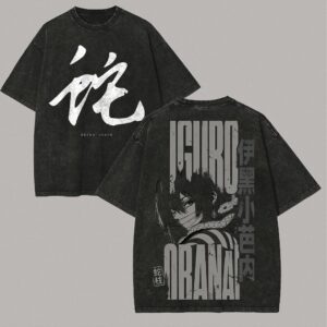 Obanai Iguro Graphic Tee Anime Streetwear T-Shirt Serpent Hashira Gift for Manga Fans