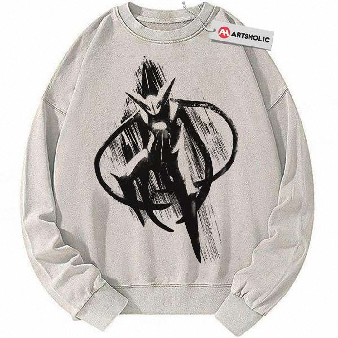 Abstract Alien Creature Sweatshirt Weirdcore Streetwear Graphic Pullover