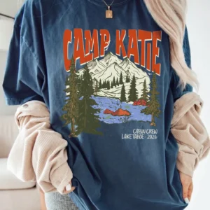 Custom Lake Tahoe Shirt Personalized Family Camping Trip Graphic Tee Vintage Mountain Cabin Crew T-Shirt