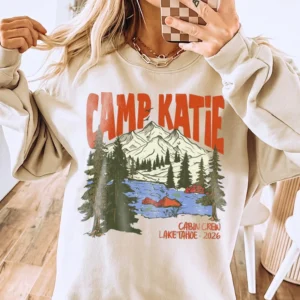 Custom Lake Tahoe Shirt Personalized Family Camping Trip Graphic Tee Vintage Mountain Cabin Crew T-Shirt