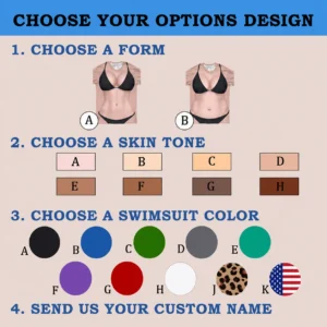 Personalized Leopard Print Bikini Illusion Naked Body Tee Funny Fake Swimsuit Beach T-Shirt Gag Gift