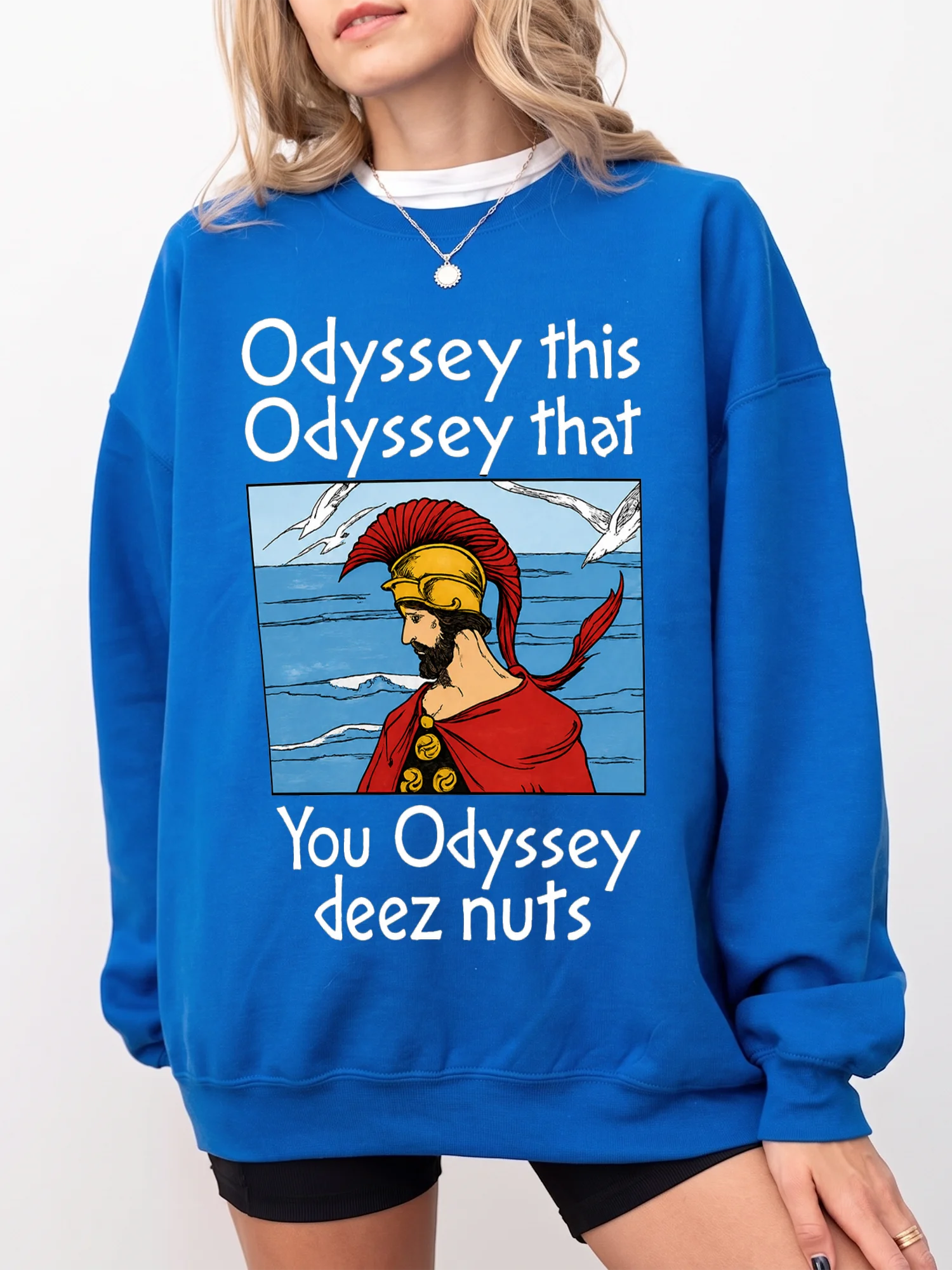 Odyssey This Odyssey That Deez Nuts Funny Greek Mythology Meme Graphic Tee