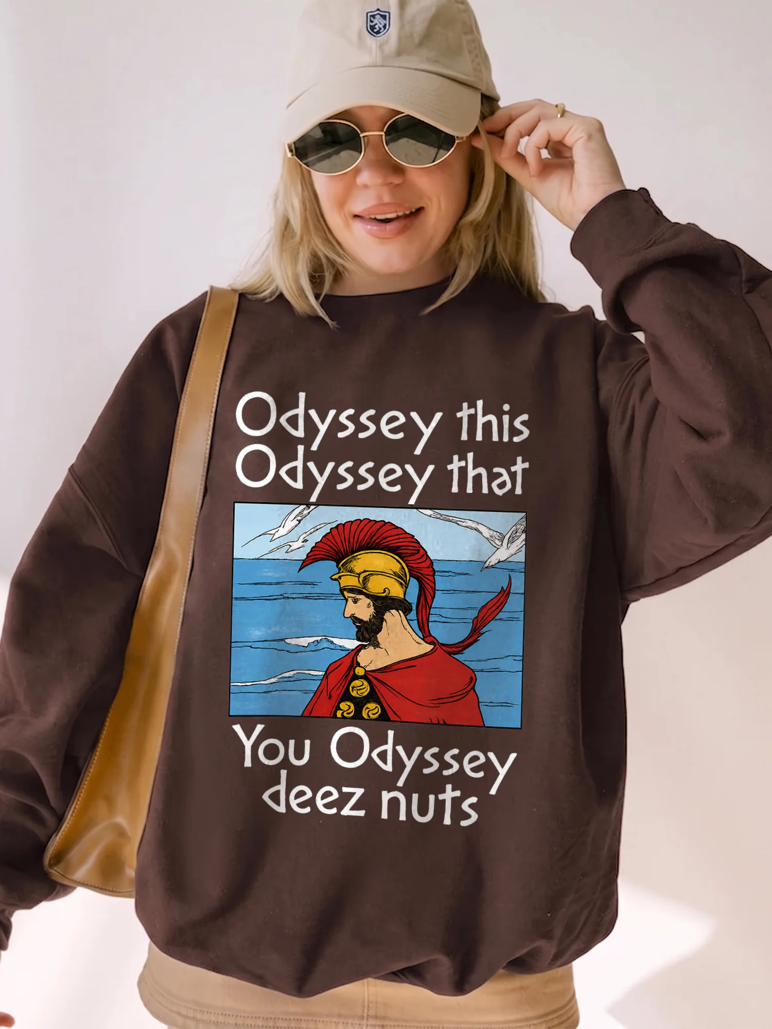 Odyssey This Odyssey That Deez Nuts Funny Greek Mythology Meme Graphic Tee