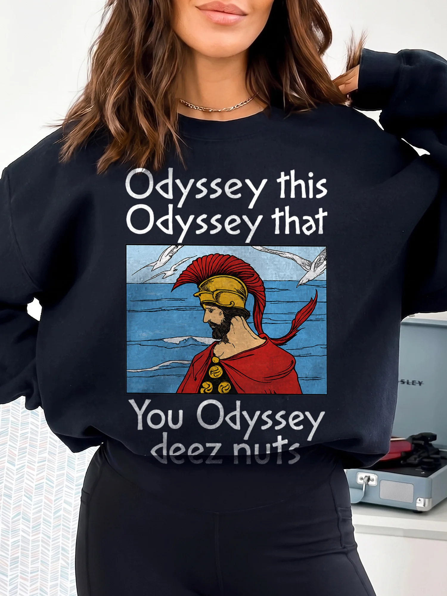 Odyssey This Odyssey That Deez Nuts Funny Greek Mythology Meme Graphic Tee