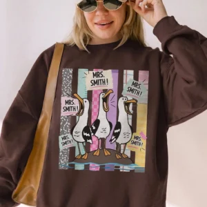 Personalized Teacher Name Funny Seagull Graphic Tee Back To School Gift