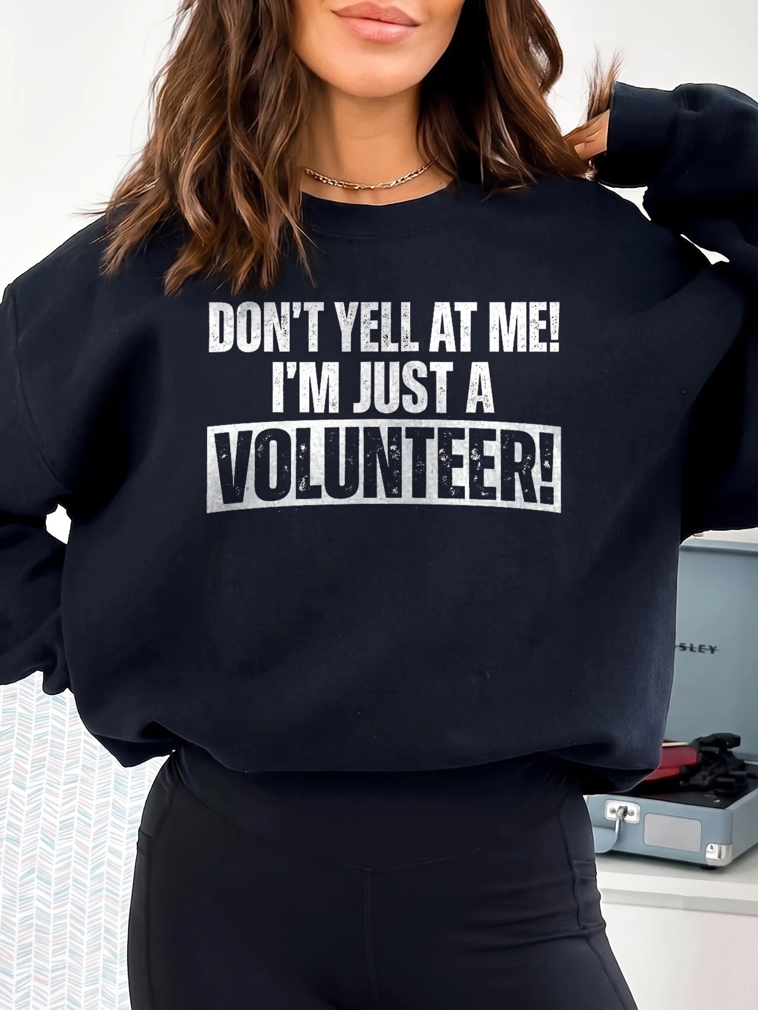 Funny Volunteer Appreciation Shirt Don't Yell At Me I'm Just A Volunteer Graphic Tee For Event Staff And Charity Workers