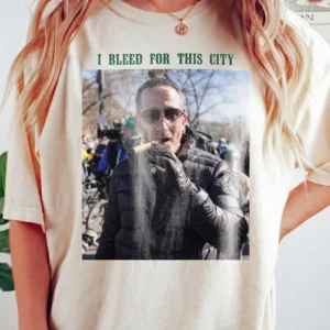 Howie Roseman Cigar Photo I Bleed For This City Graphic Tee Philadelphia Football Fan Shirt