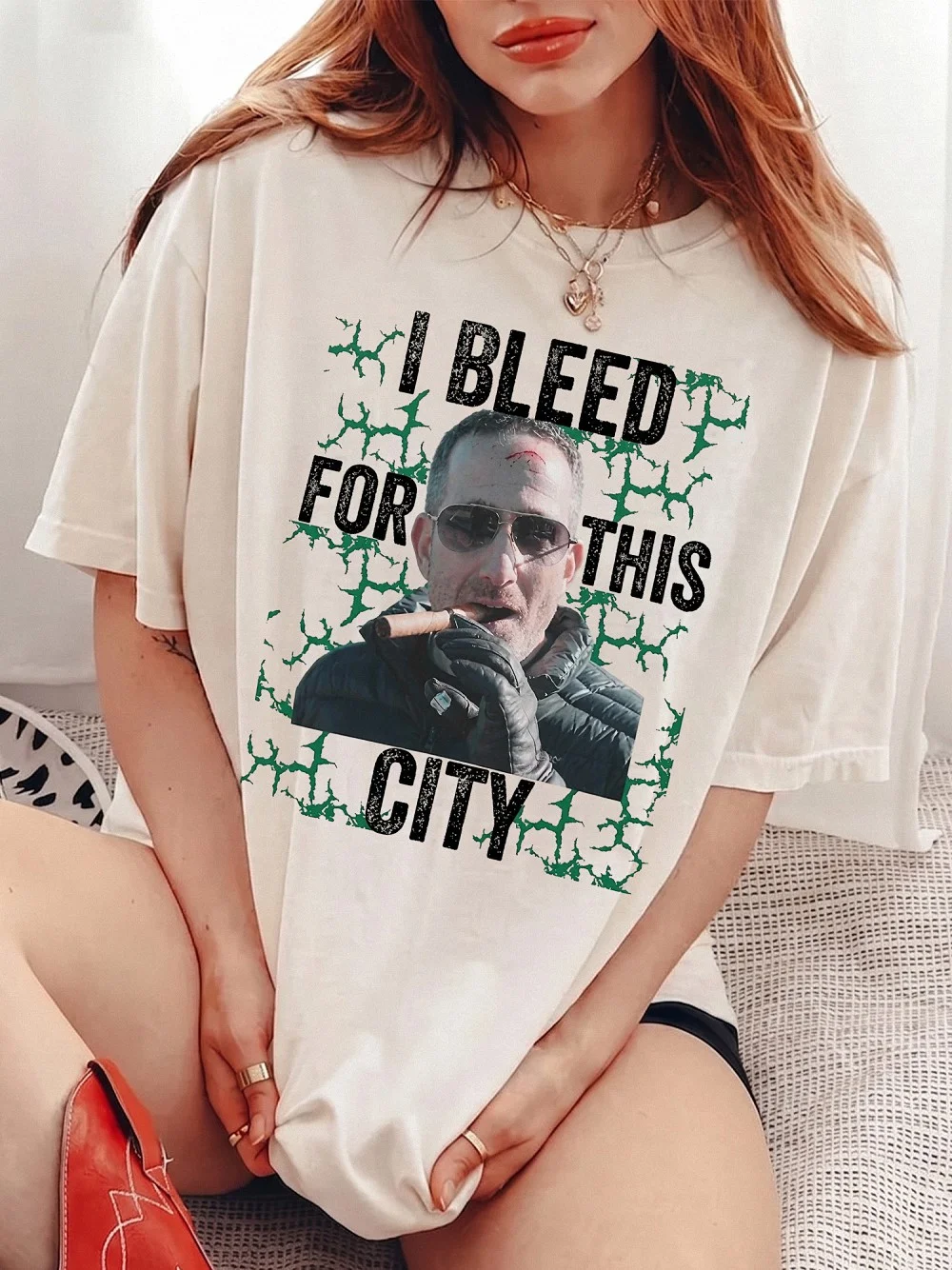 Howie Roseman Nick Sirianni I Bleed For This City Graphic Tee Philly Football Fan Game Day Shirt