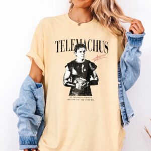 Telemachus My Mothers Wishes Are For You All To Burn Tee Vintage Greek Mythology Graphic Shirt Dark Academia Clothing