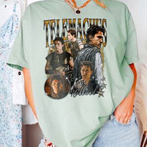 Tom Holland Telemachus Vintage Graphic Tee The Odyssey Movie Character Fan Shirt