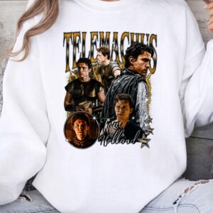 Tom Holland Telemachus Vintage Graphic Tee The Odyssey Movie Character Fan Shirt