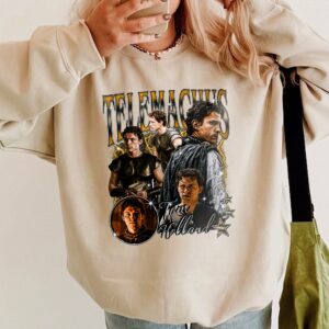 Tom Holland Telemachus Vintage Graphic Tee The Odyssey Movie Character Fan Shirt