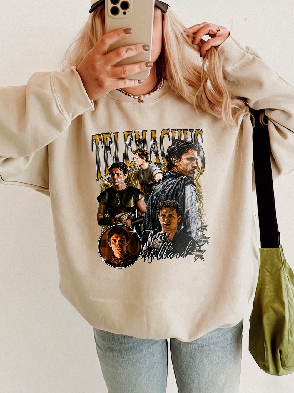 Tom Holland Telemachus Vintage Graphic Tee The Odyssey Movie Character Fan Shirt