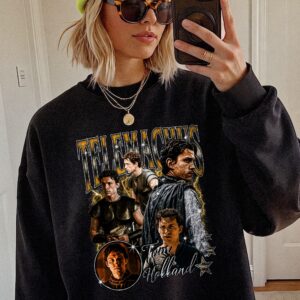 Tom Holland Telemachus Vintage Graphic Tee The Odyssey Movie Character Fan Shirt