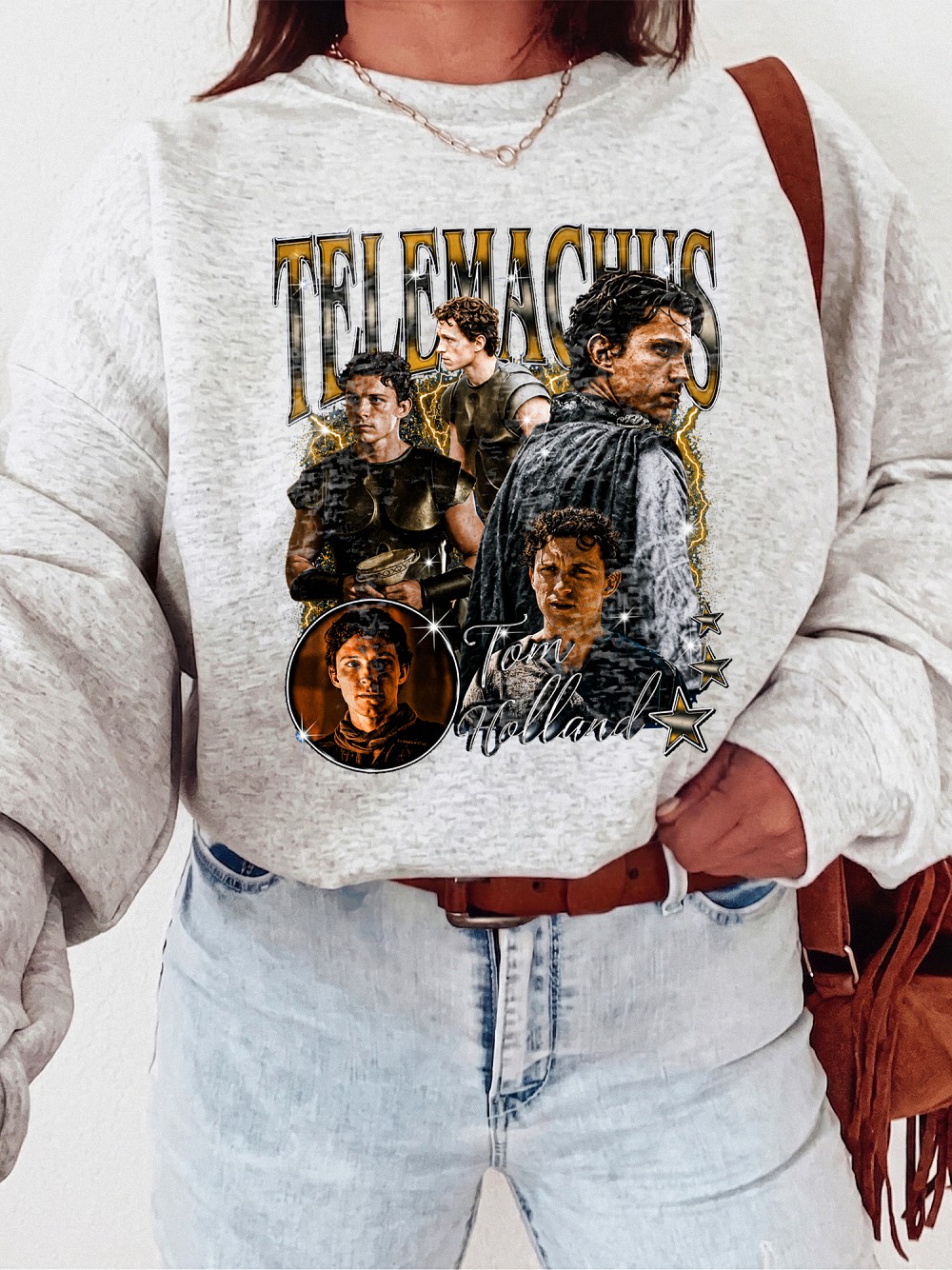 Tom Holland Telemachus Vintage Graphic Tee The Odyssey Movie Character Fan Shirt