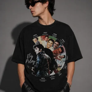 Vintage Elvis Presley Eras Graphic Tee Retro Rock and Roll T-Shirt