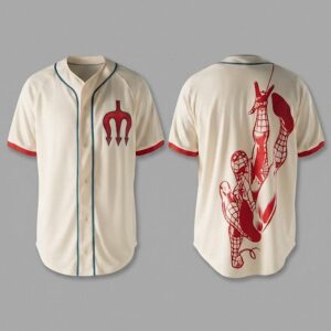 Spider-Man Baseball Jersey Retro Comic Graphic Fan Shirt