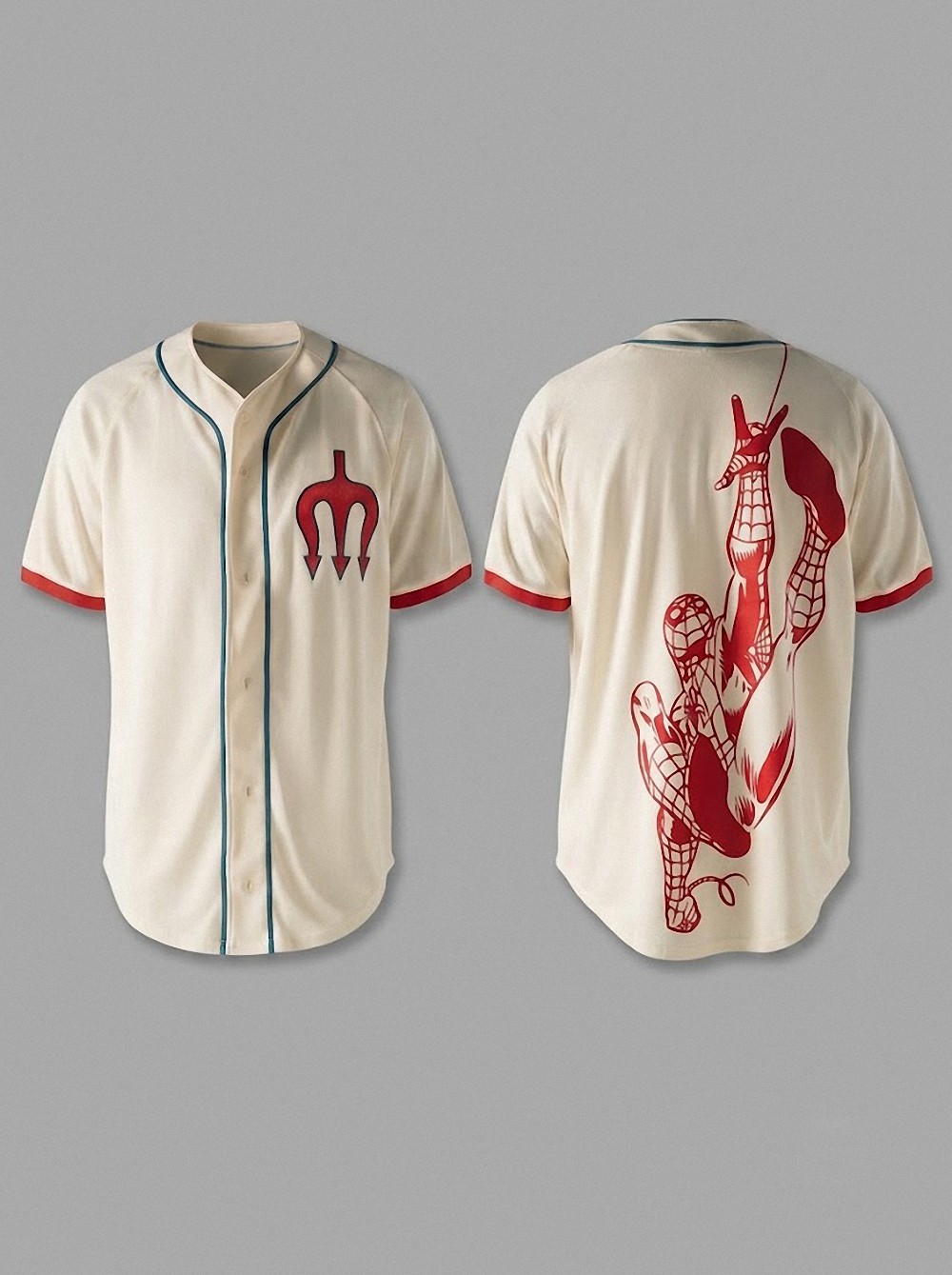 Spider-Man Baseball Jersey Retro Comic Graphic Fan Shirt