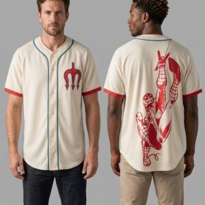 Spider-Man Baseball Jersey Retro Comic Graphic Fan Shirt