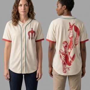 Spider-Man Baseball Jersey Retro Comic Graphic Fan Shirt