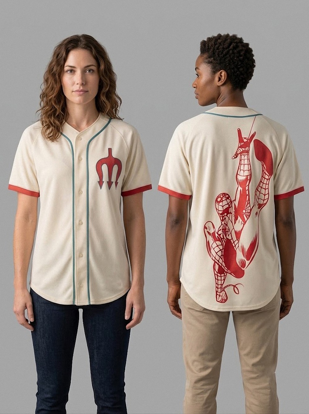 Spider-Man Baseball Jersey Retro Comic Graphic Fan Shirt