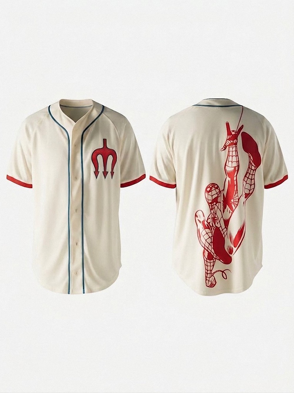 Spider-Man Baseball Jersey Retro Comic Graphic Fan Shirt
