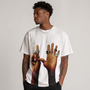 Michael Jordan Six Rings Graphic Tee Vintage Basketball Legend T-Shirt