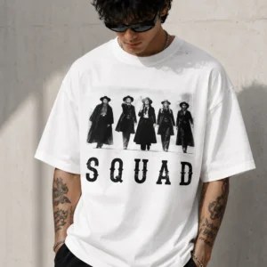 Vintage Western Squad Tee Matching Group Graphic Shirt