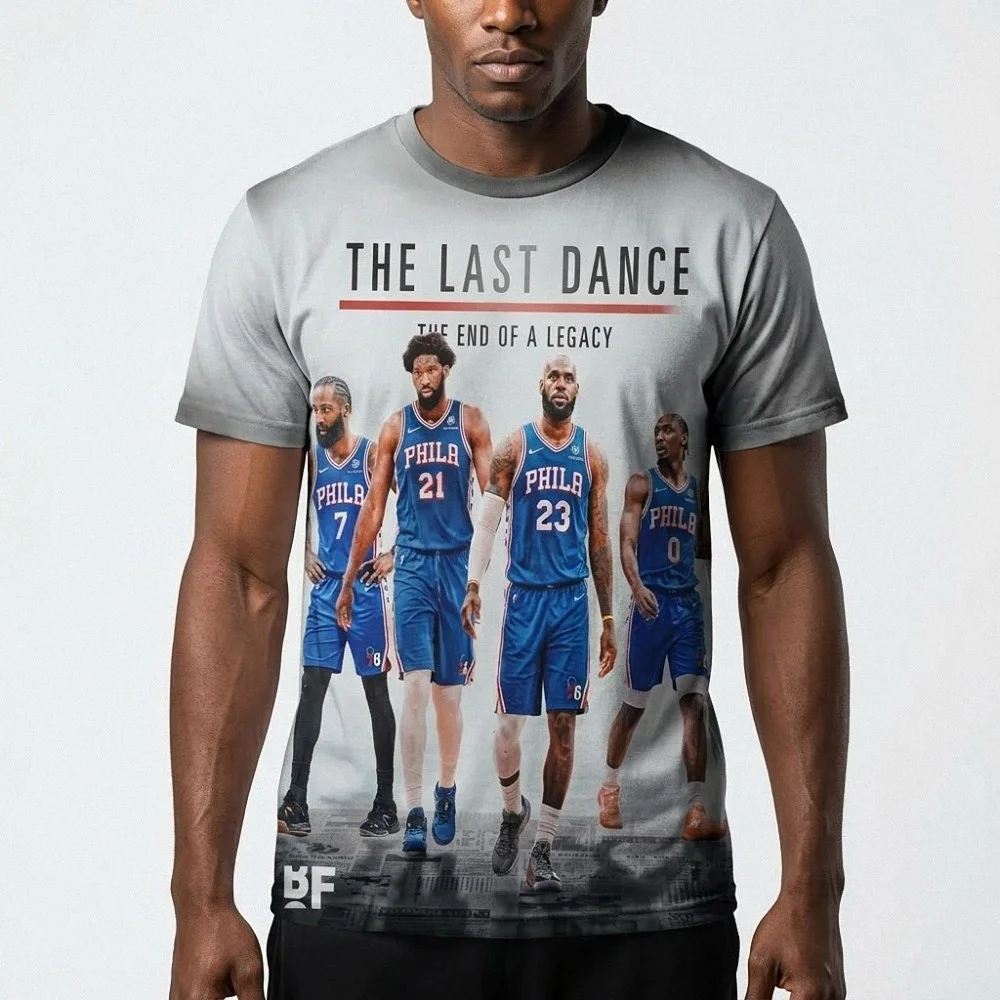 The Last Dance End Of A Legacy Philadelphia Basketball Graphic Tee