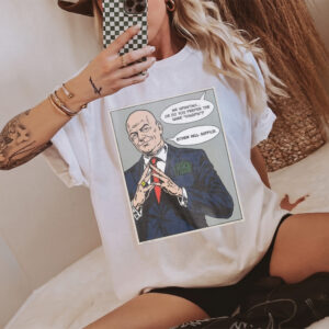 Mr Infantino Kingpin Comic Graphic Tee Funny Satirical Soccer Shirt