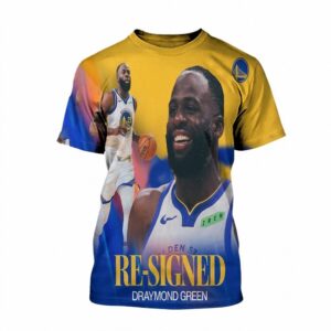 Draymond Green Re-Signed Commemorative Basketball Fan Tee