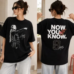Caitlin Clark Now You Know Signature Graphic Tee for Basketball Fans