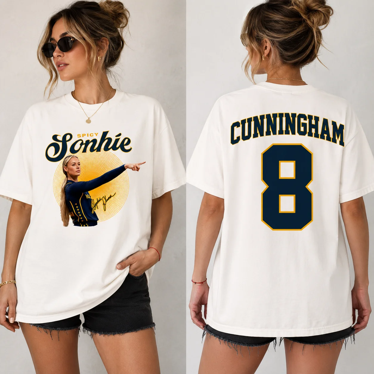 woobulk_1785489101073_0_4cfce3.webp Sophie Cunningham Spicy Sonhie Personalized Name and Number Sports Tee