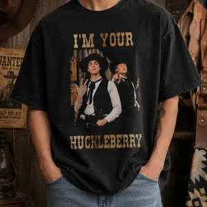 I'm Your Huckleberry Doc Holliday Vintage Western Tee for Movie Fans