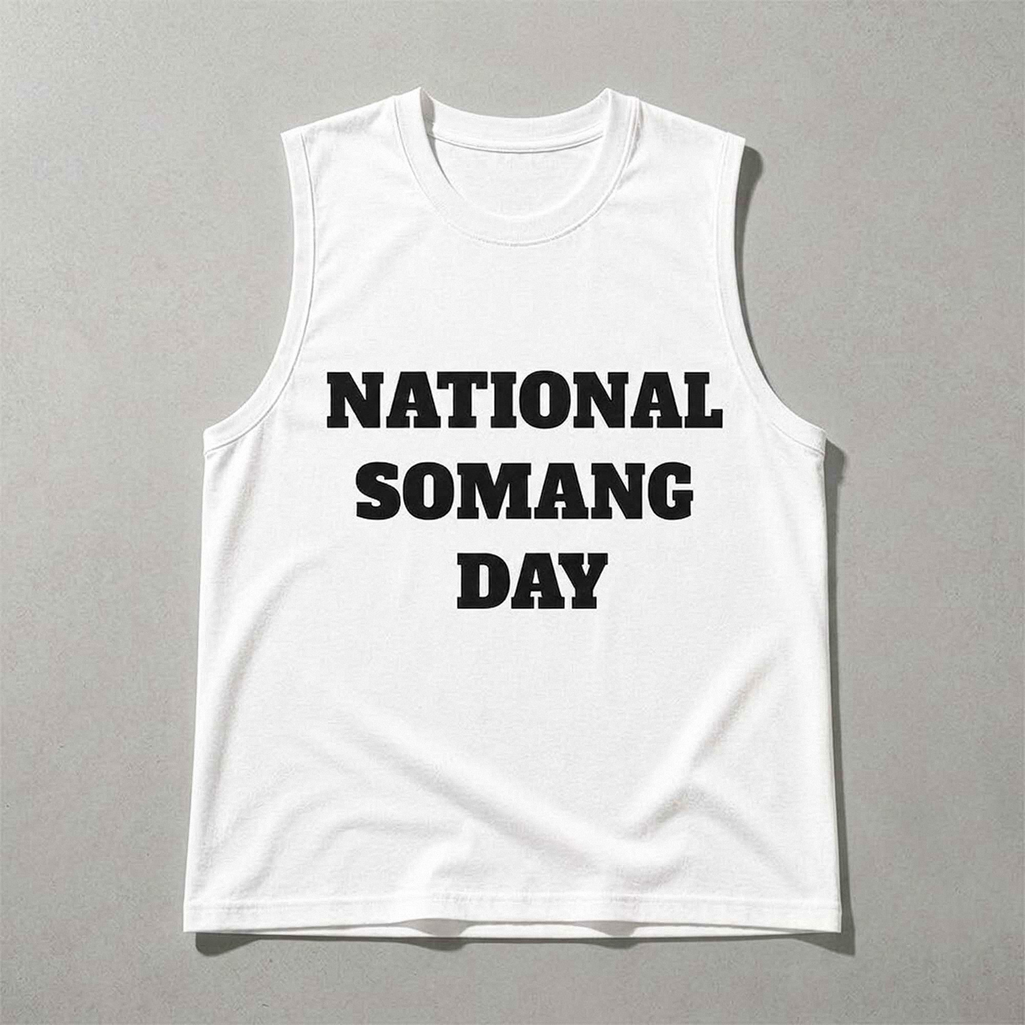 National Somang Day Sleeveless Tee Funny Name Novelty Tank Top