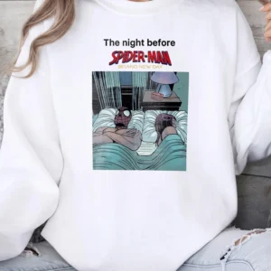 Spider-Man Brand New Day The Night Before Tee Retro Comic Premiere Shirt