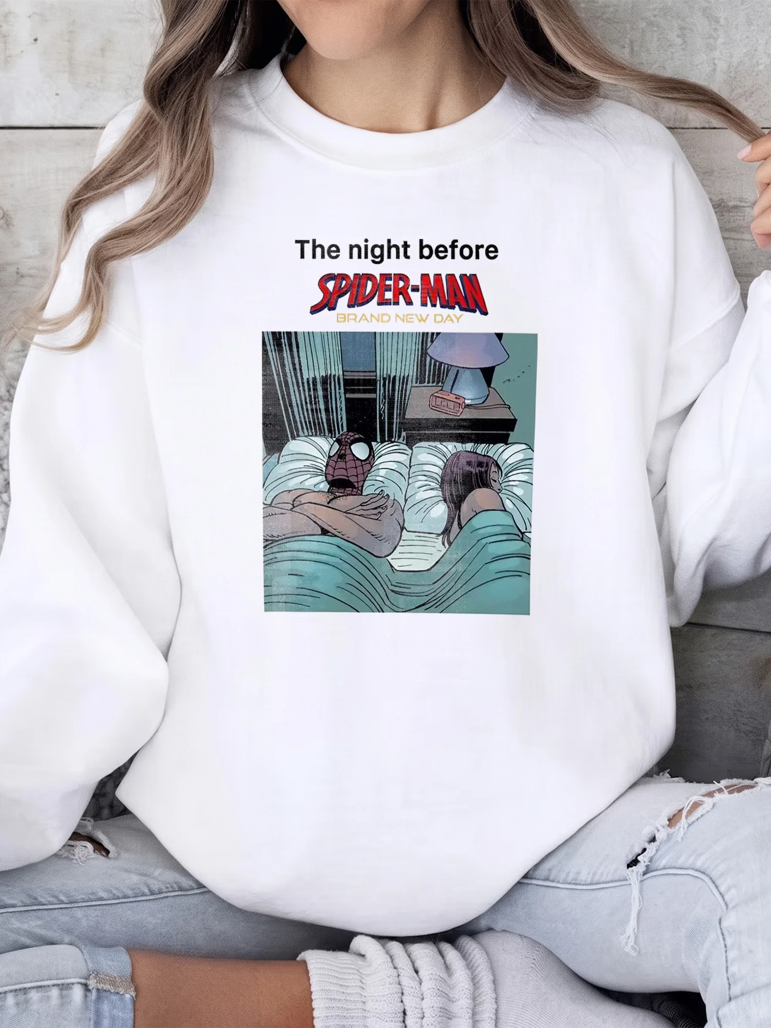 Spider-Man Brand New Day The Night Before Tee Retro Comic Premiere Shirt